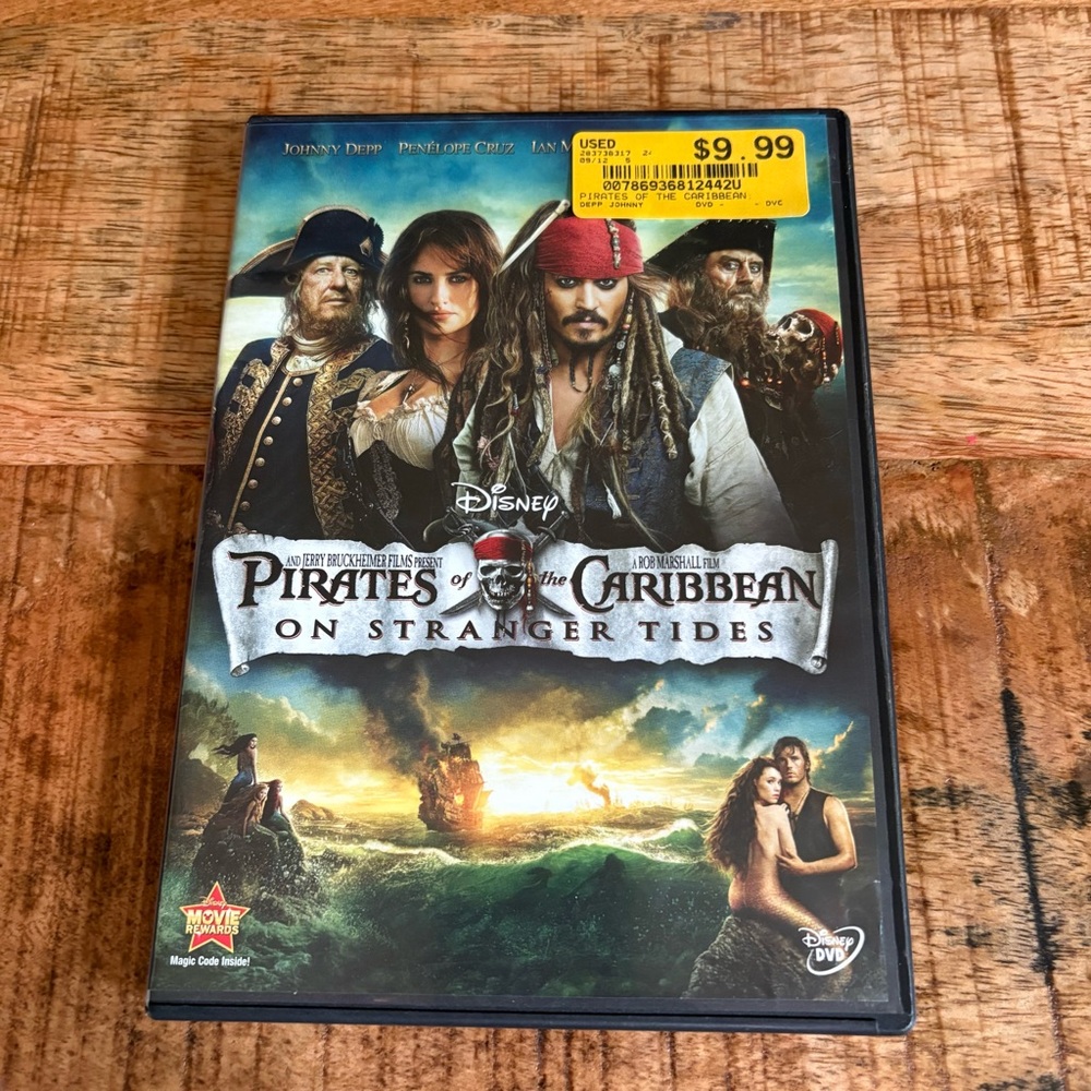 Pirates of the Caribbean On Stranger Tides DVD
